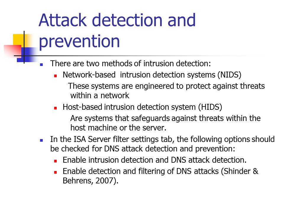 Attack detection and prevention