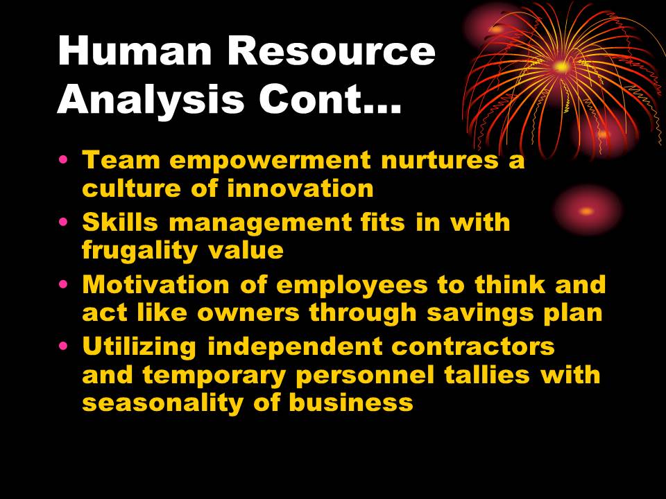 Human Resource Analysis