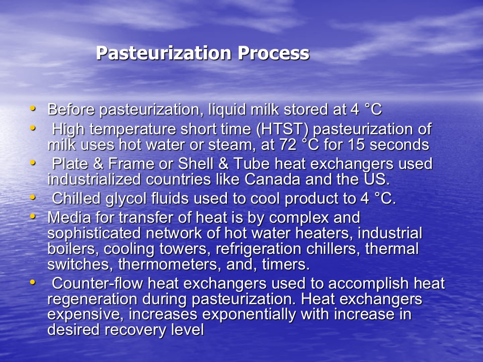 Pasteurization Process