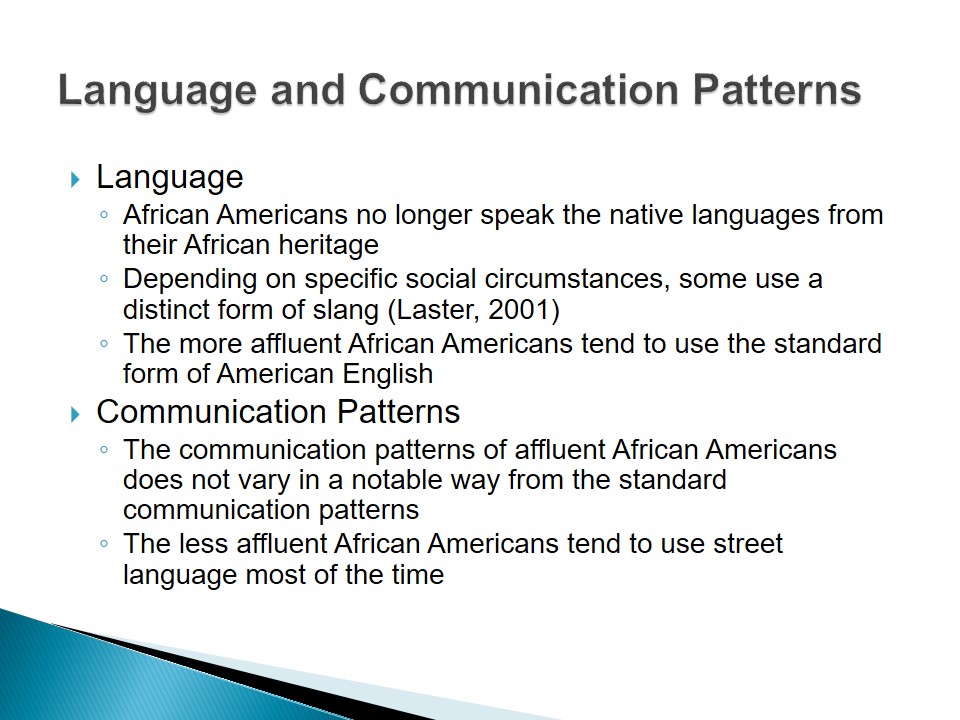 Language and Communication Patterns