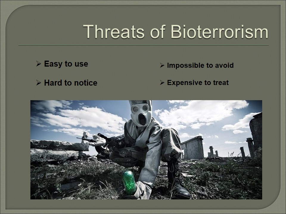 Threats of Bioterrorism