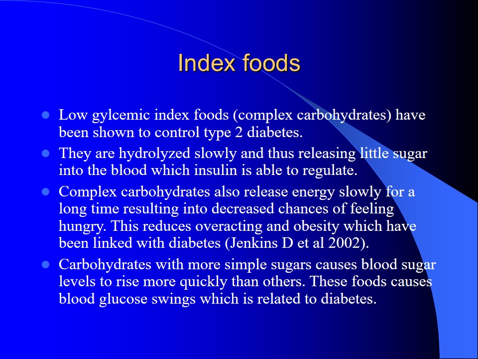 Index foods
