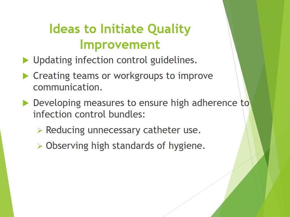 Ideas to Initiate Quality Improvement