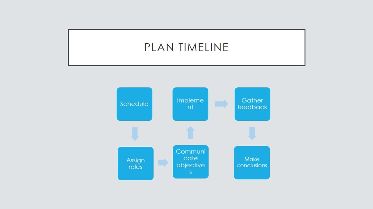 Plan timeline