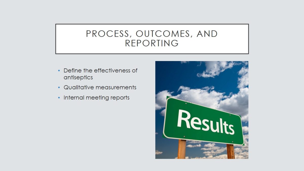 Process, outcomes, and reporting