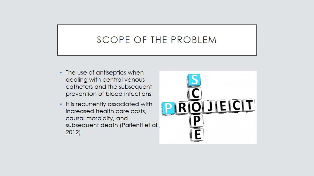 Scope of the problem