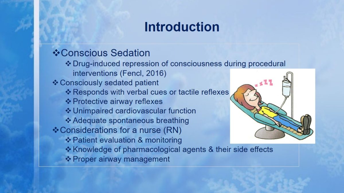 Conscious Sedation Preventing Respiratory Complications In Patients 