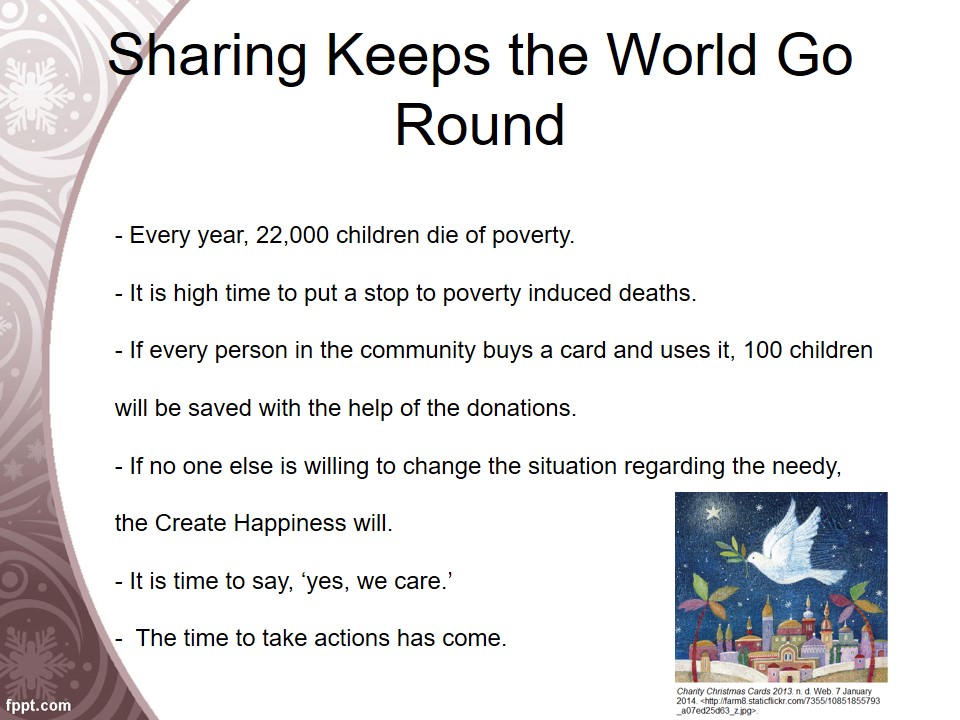 Sharing Keeps the World Go Round