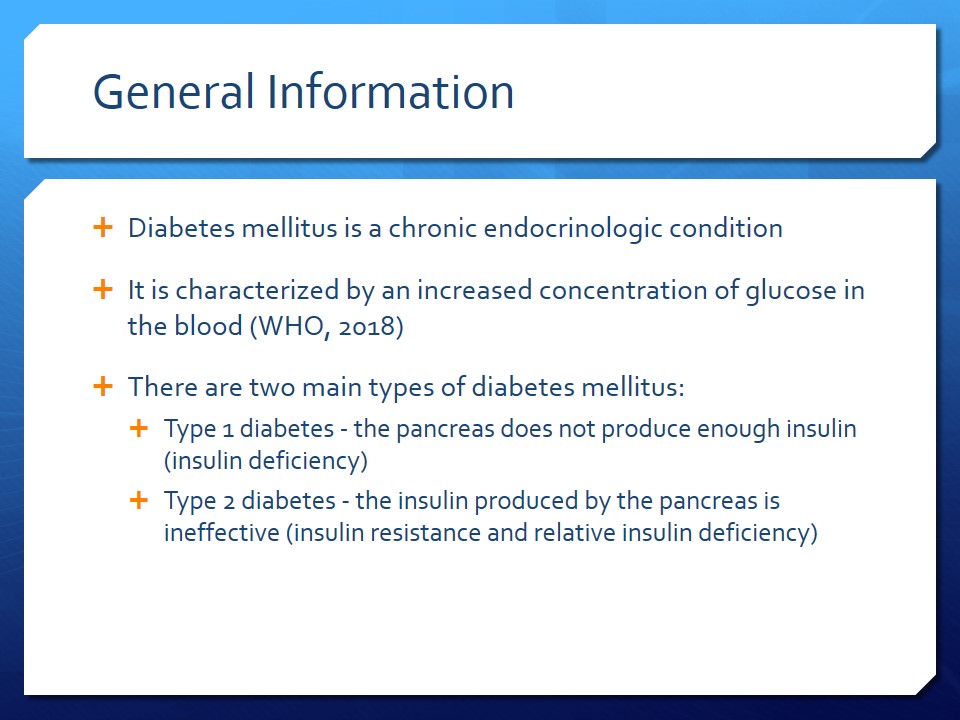 diabetes mellitus thesis topics