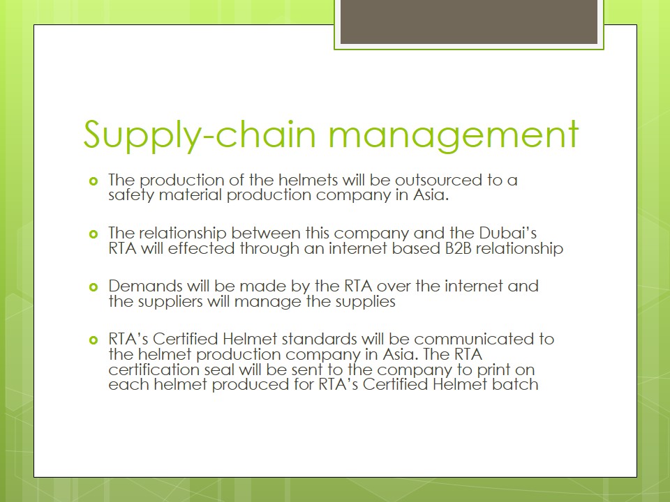 Supply-chain management