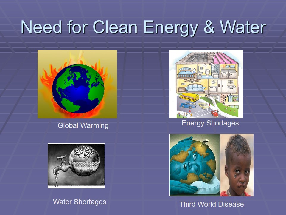 Need for Clean Energy & Water