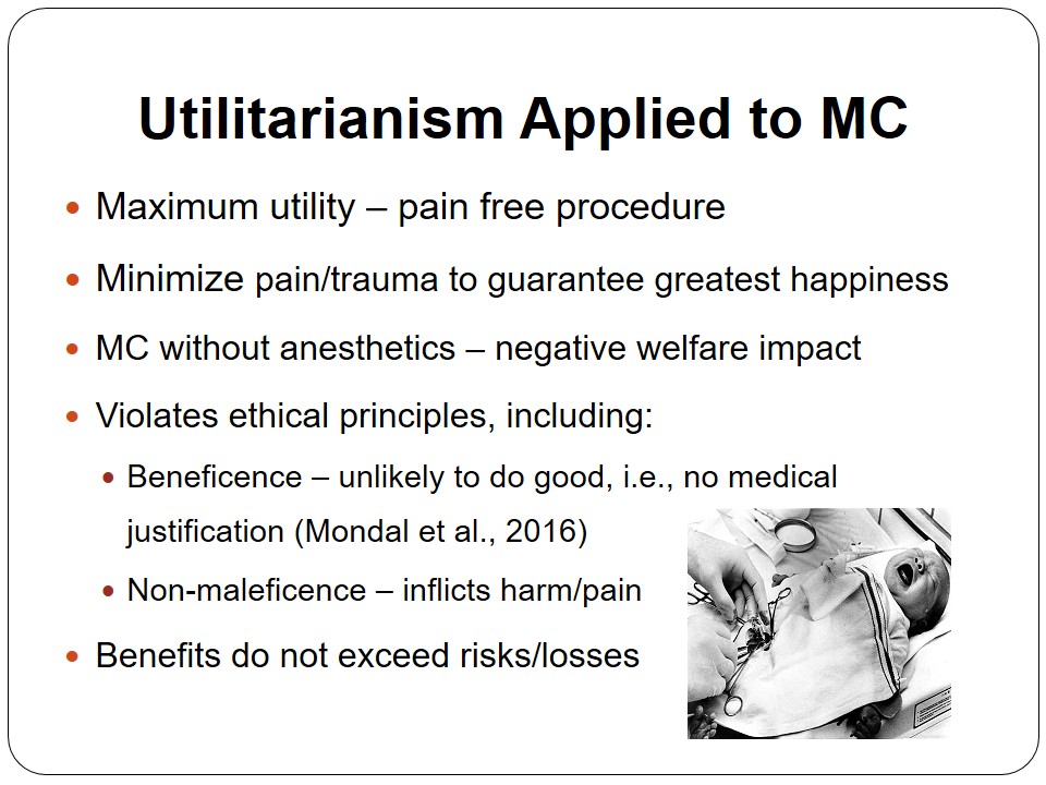 Utilitarianism Applied to MC