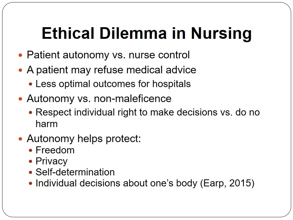 Ethical Dilemma in Nursing