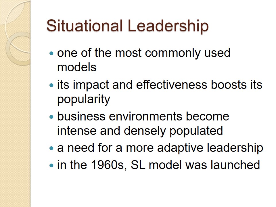 Situational Leadership