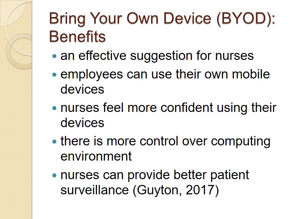Bring Your Own Device (BYOD): Benefits