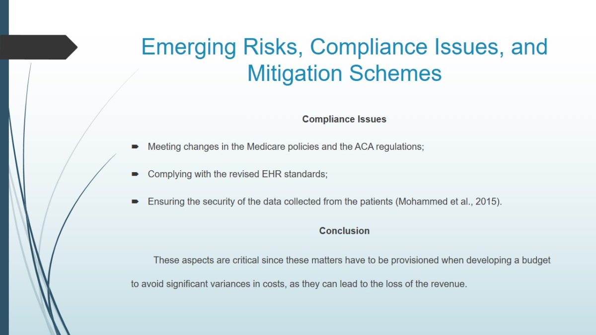 Emerging Risks, Compliance Issues, and Mitigation Schemes