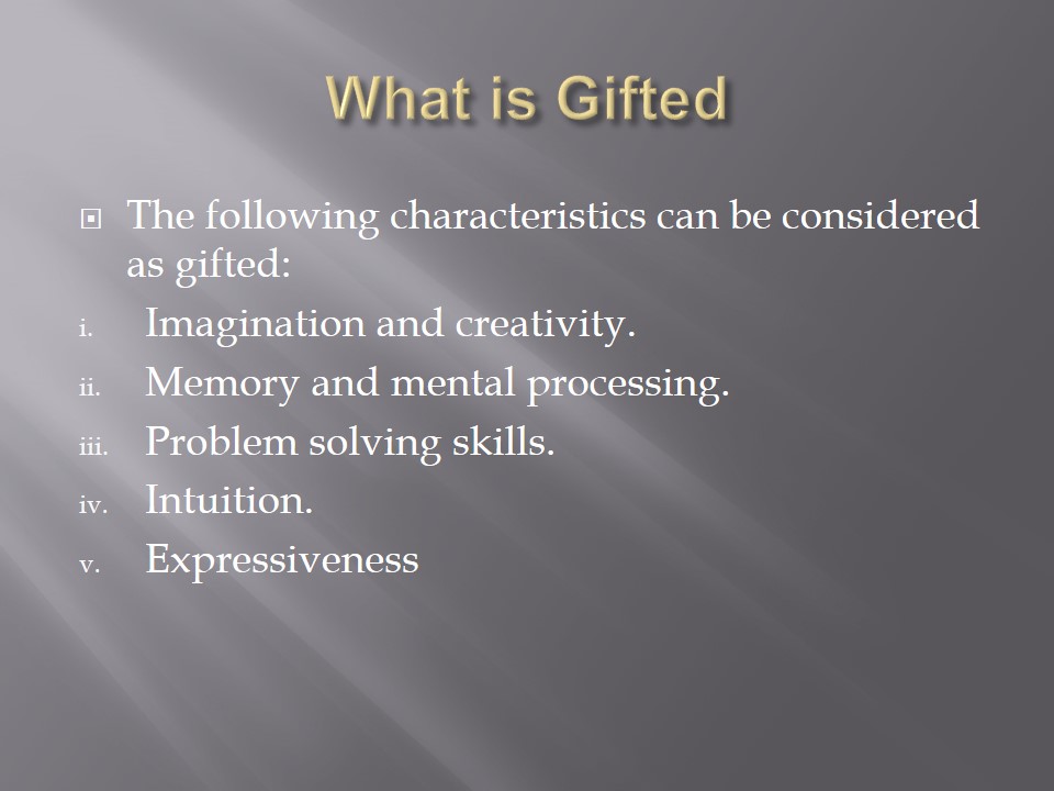 What is Gifted