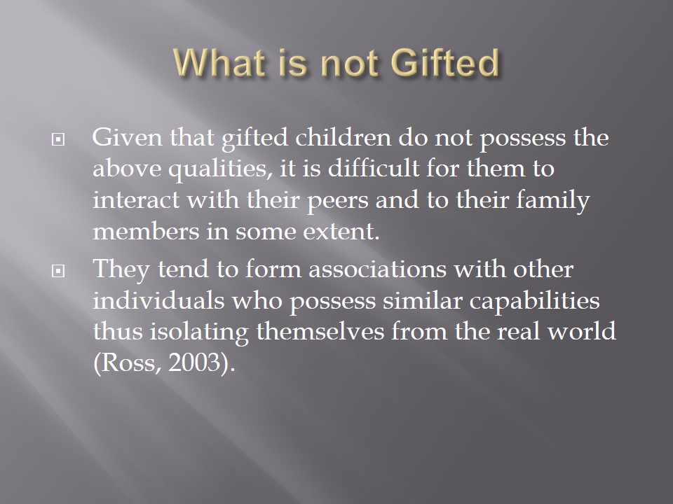 What is Gifted