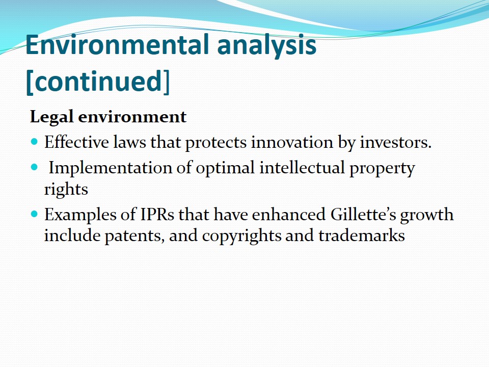 Environmental analysis