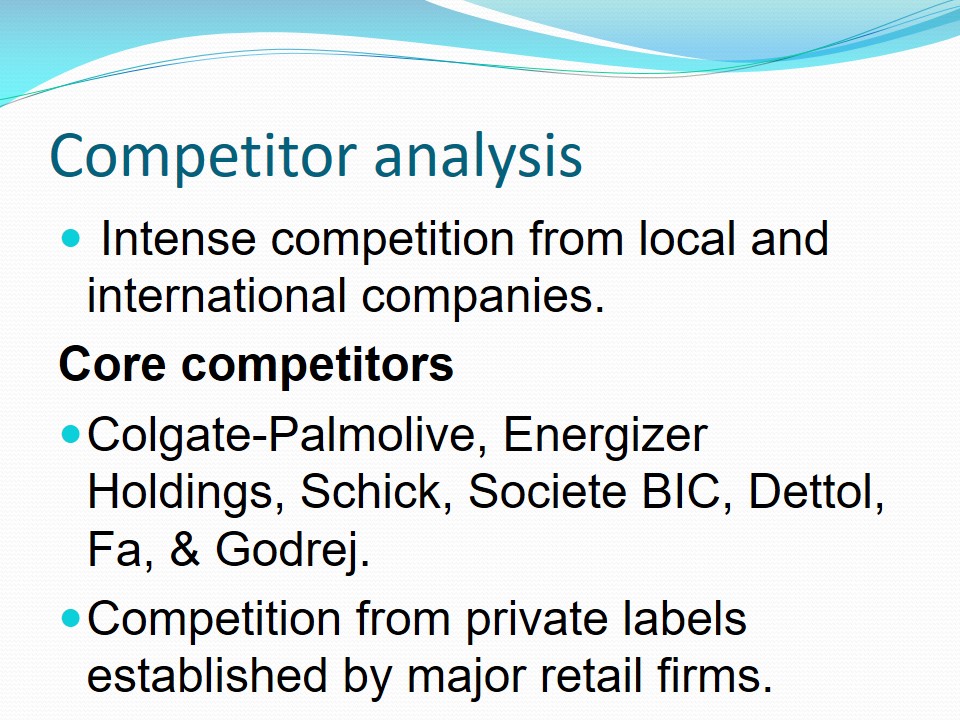 Competitor analysis