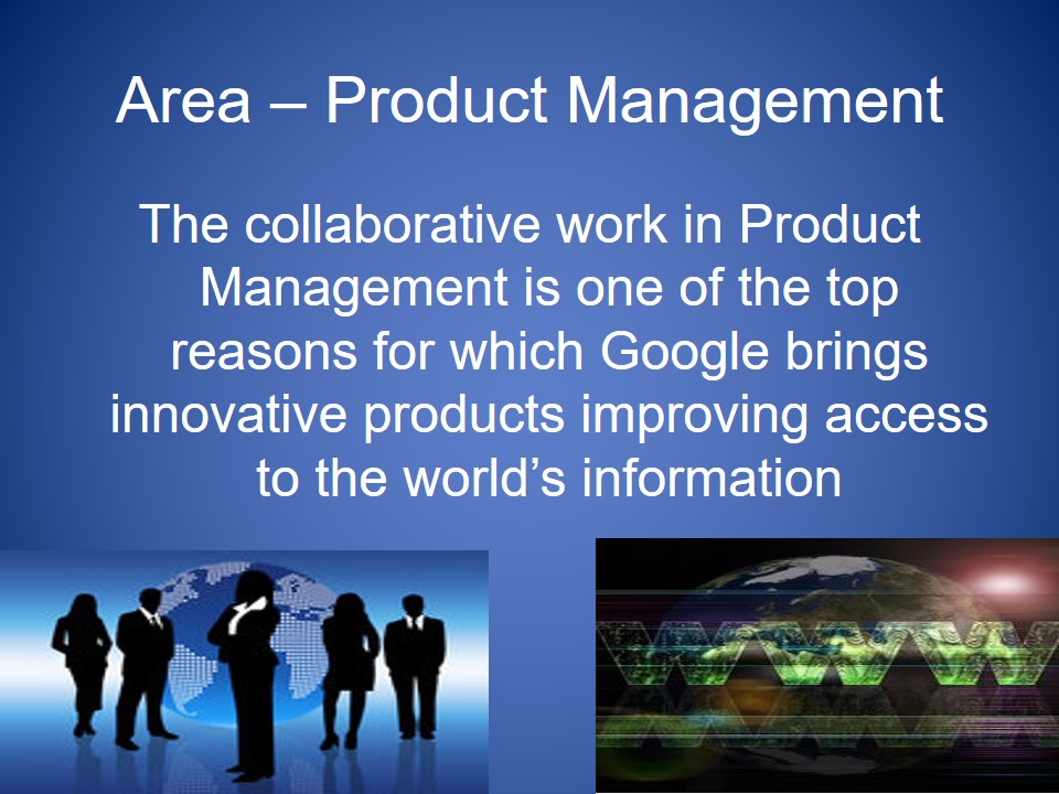 Area – Product Management