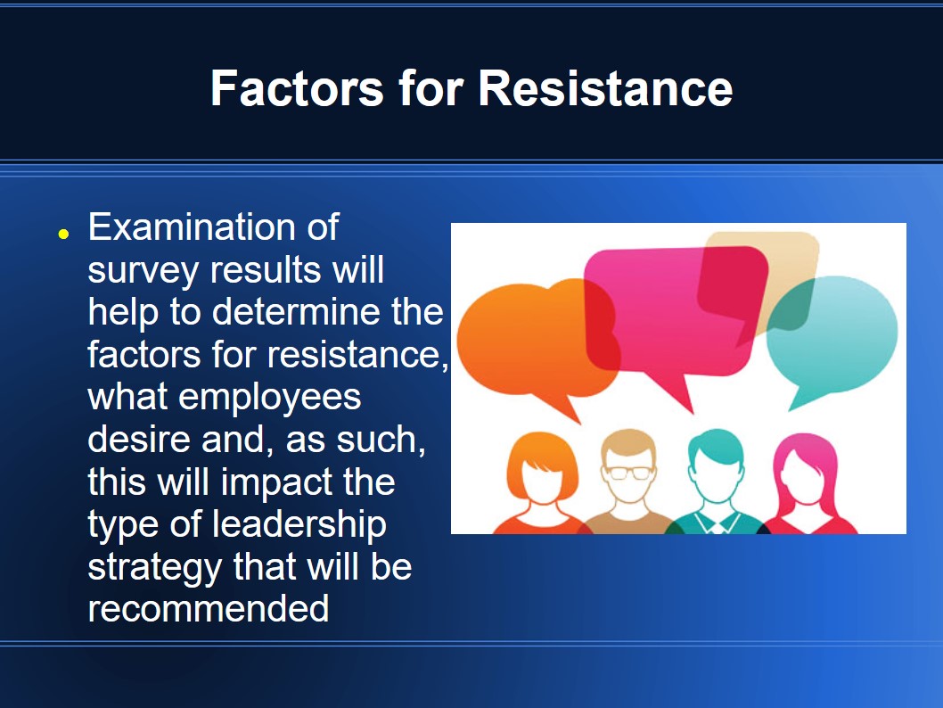 Factors for Resistance