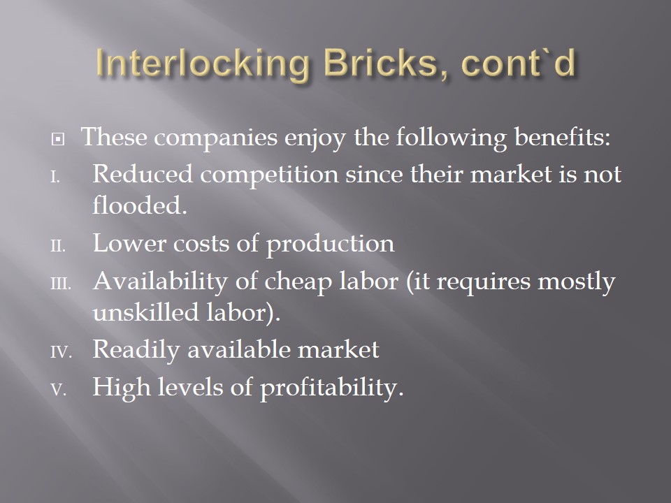 Interlocking Bricks