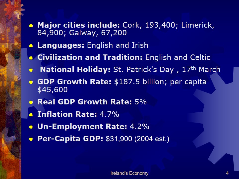 Quick Features of Ireland’s Economy