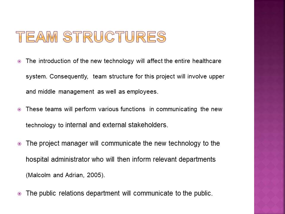 Team Structures