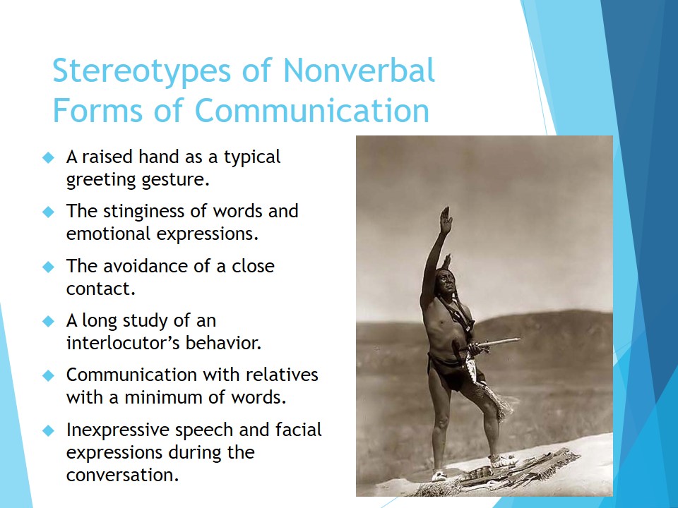 Stereotypes of Nonverbal Forms of Communication