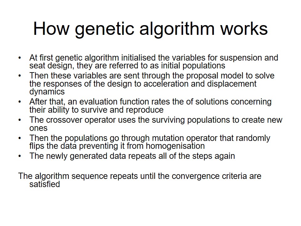 How genetic algorithm works