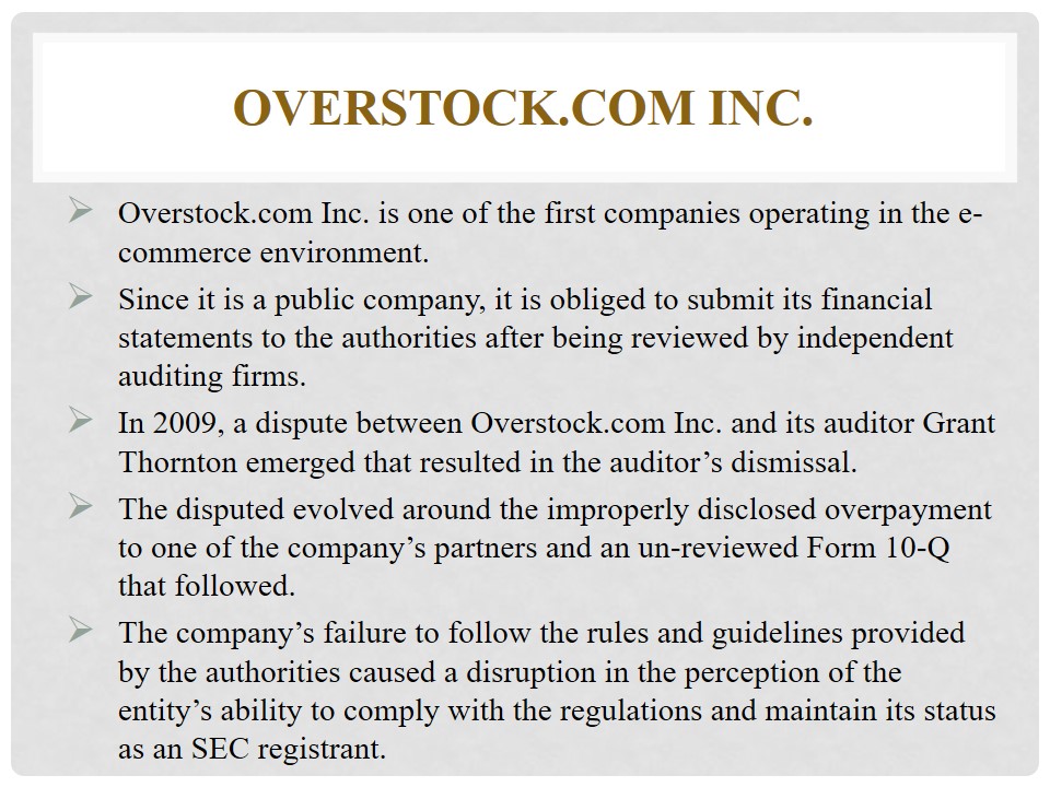 Overstock.com Inc