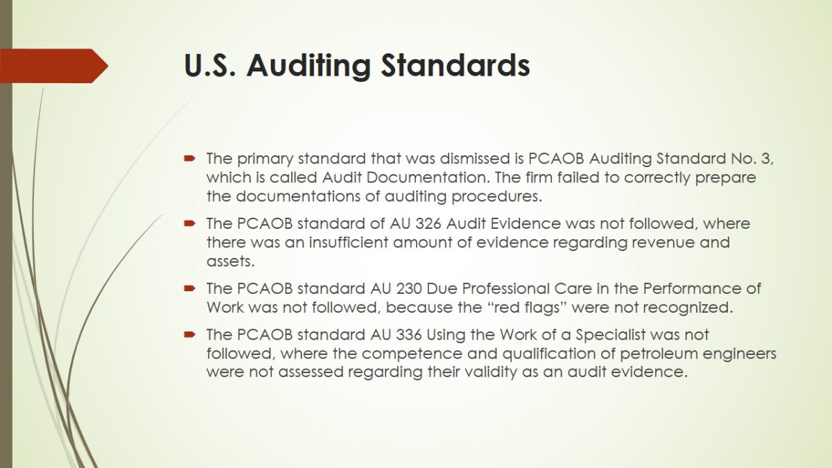 U.S. Auditing Standards
