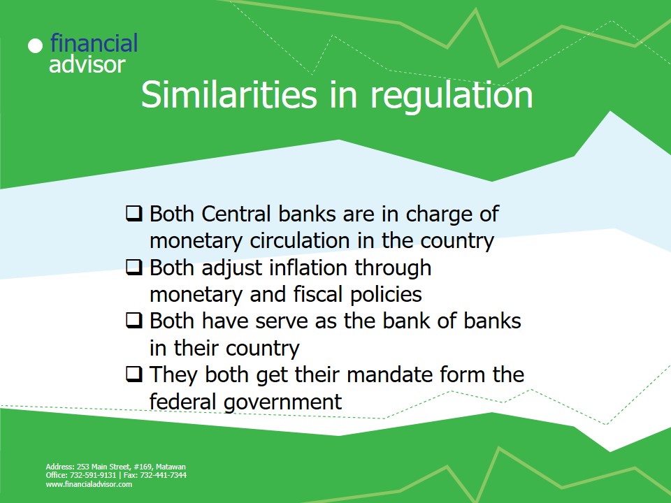 Similarities in regulation