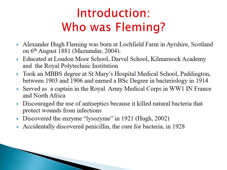 Introduction: Who was Fleming?