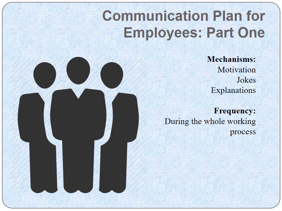 Communication Plan for Employees