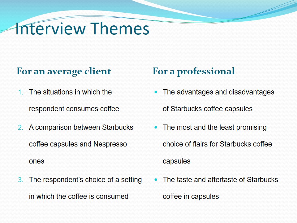 Interview Themes