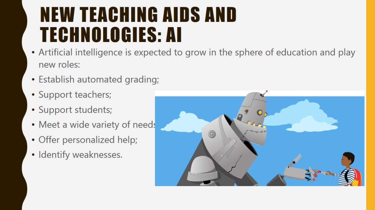 New teaching aids and technologies: AI