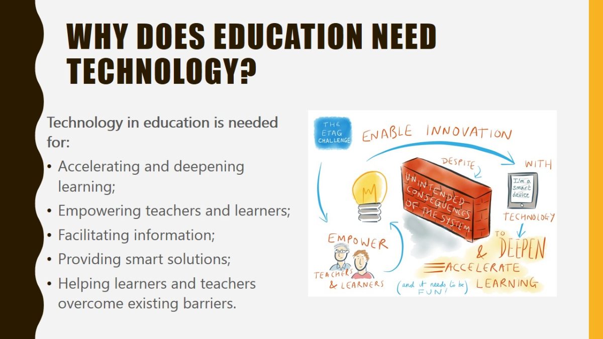 Why does education need technology?