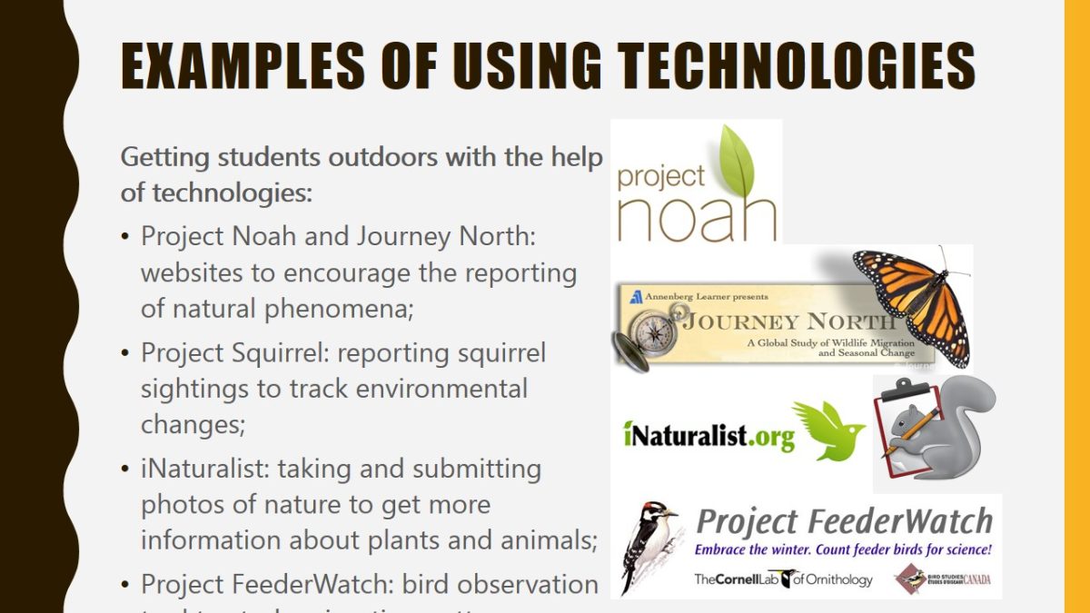 Examples of using technologies