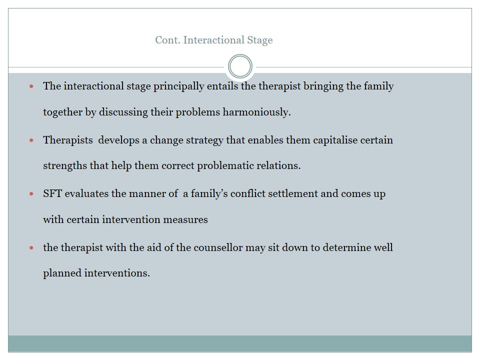 Interactional Stage