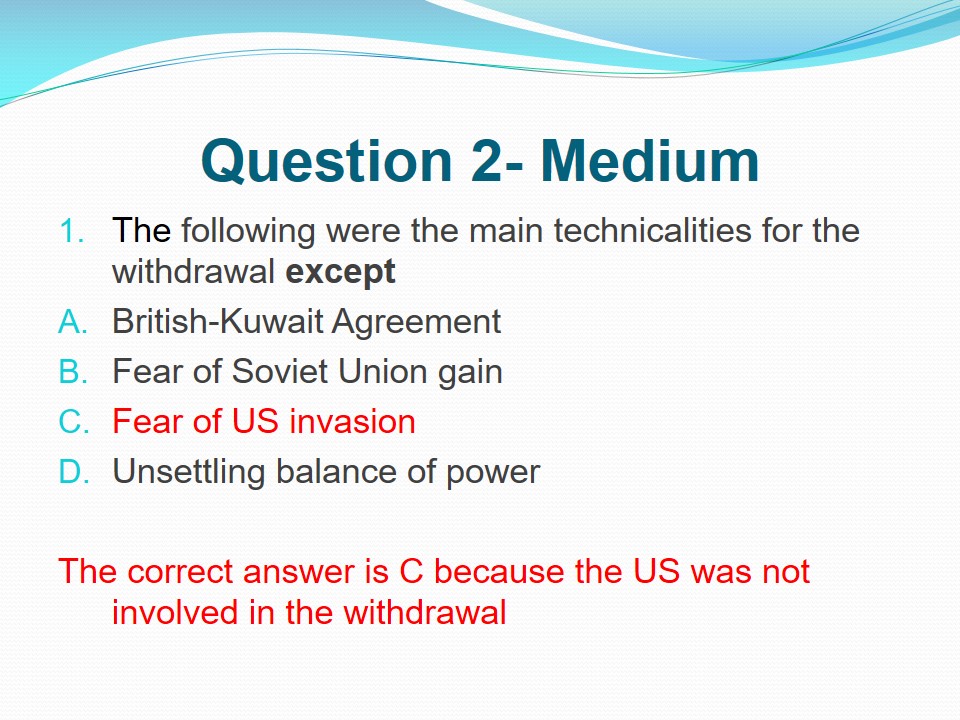 Question 2- Medium