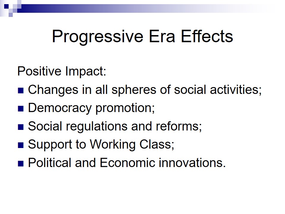 progressive era reforms essay
