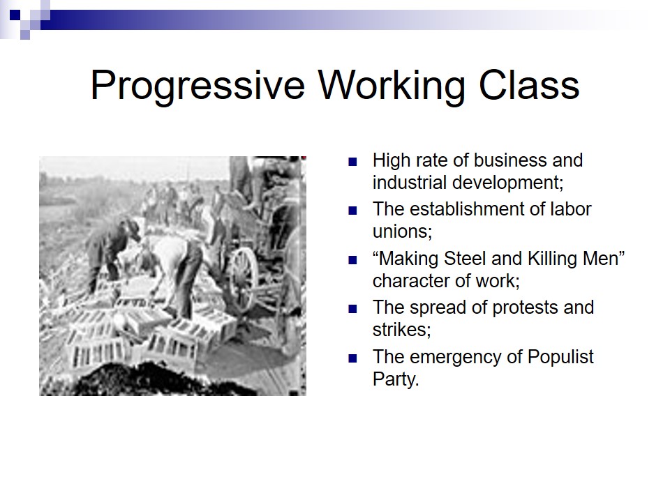 Progressive Working Class