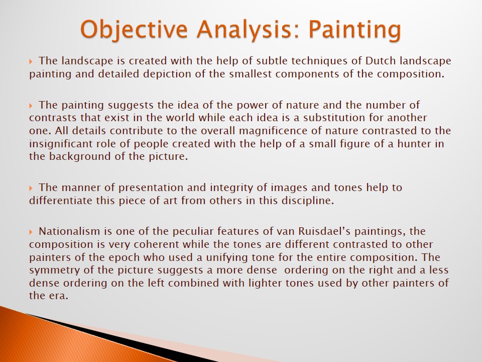 Objective Analysis: Painting