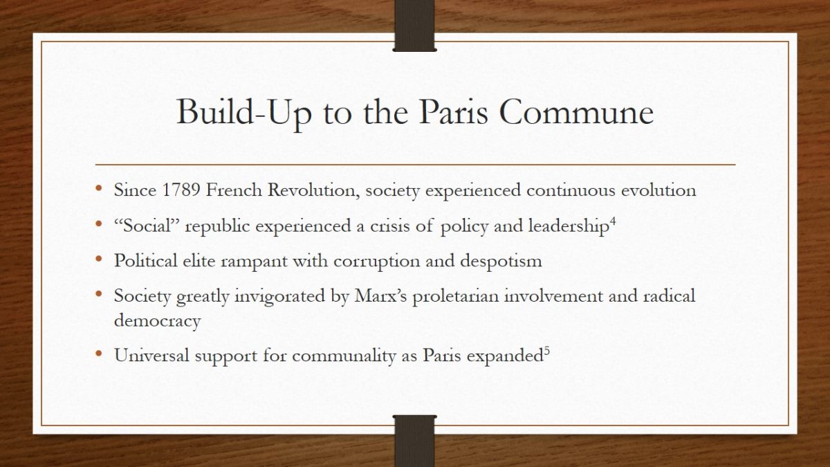 Build-Up to the Paris Commune