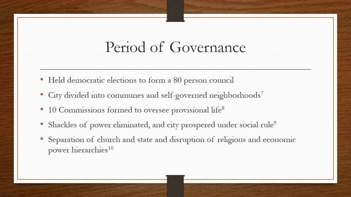 Period of Governance
