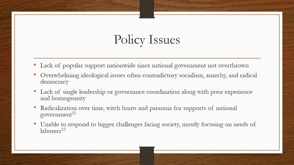 Policy Issues