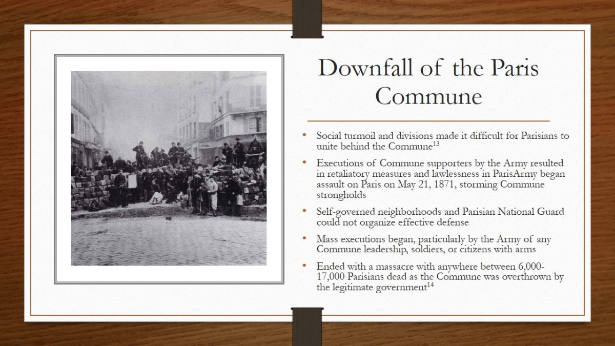 Downfall of the Paris Commune
