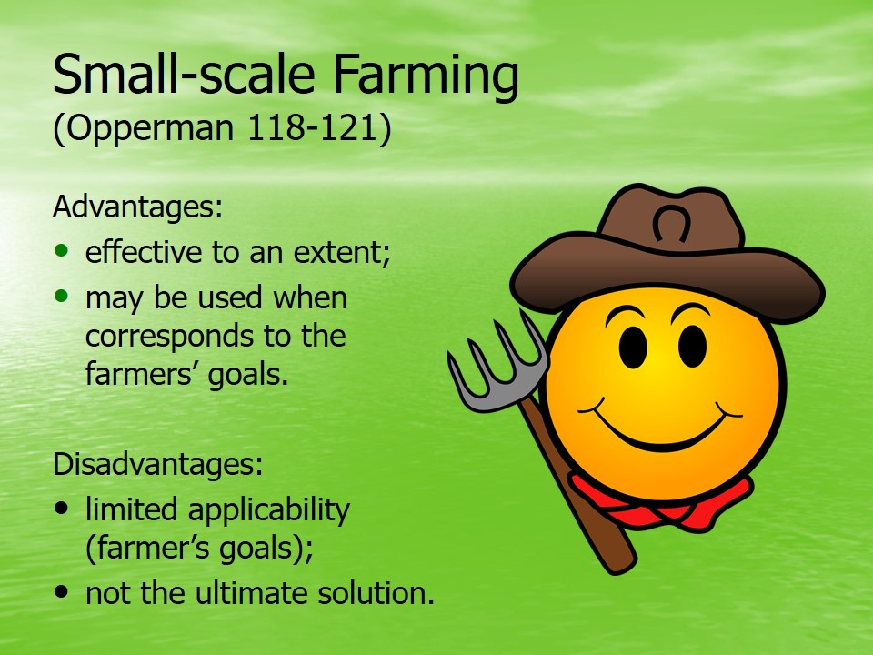 Small-scale Farming